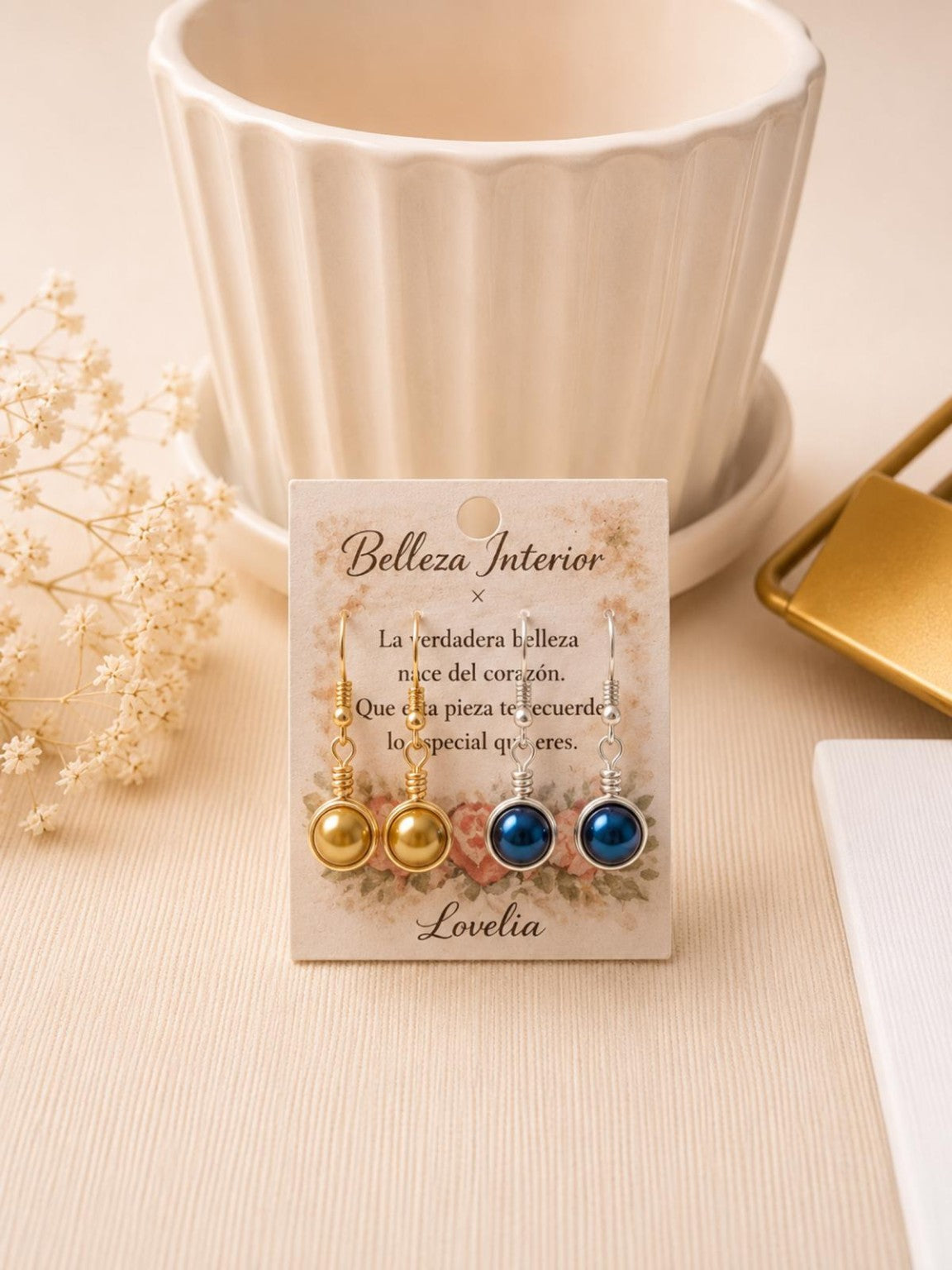Perlas Alambradas Artesanales