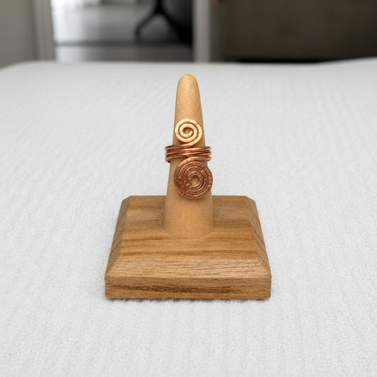 Sortija Espiral Martillado